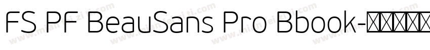 FS PF BeauSans Pro Bbook字体转换